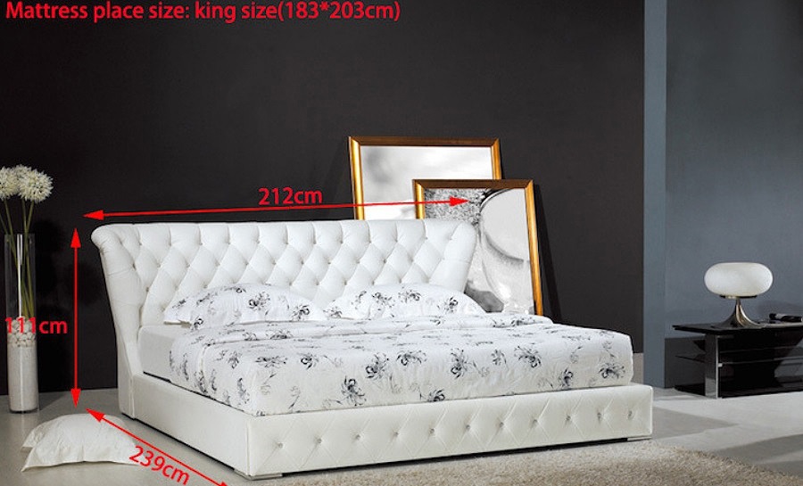 Leather Bed - Model 28